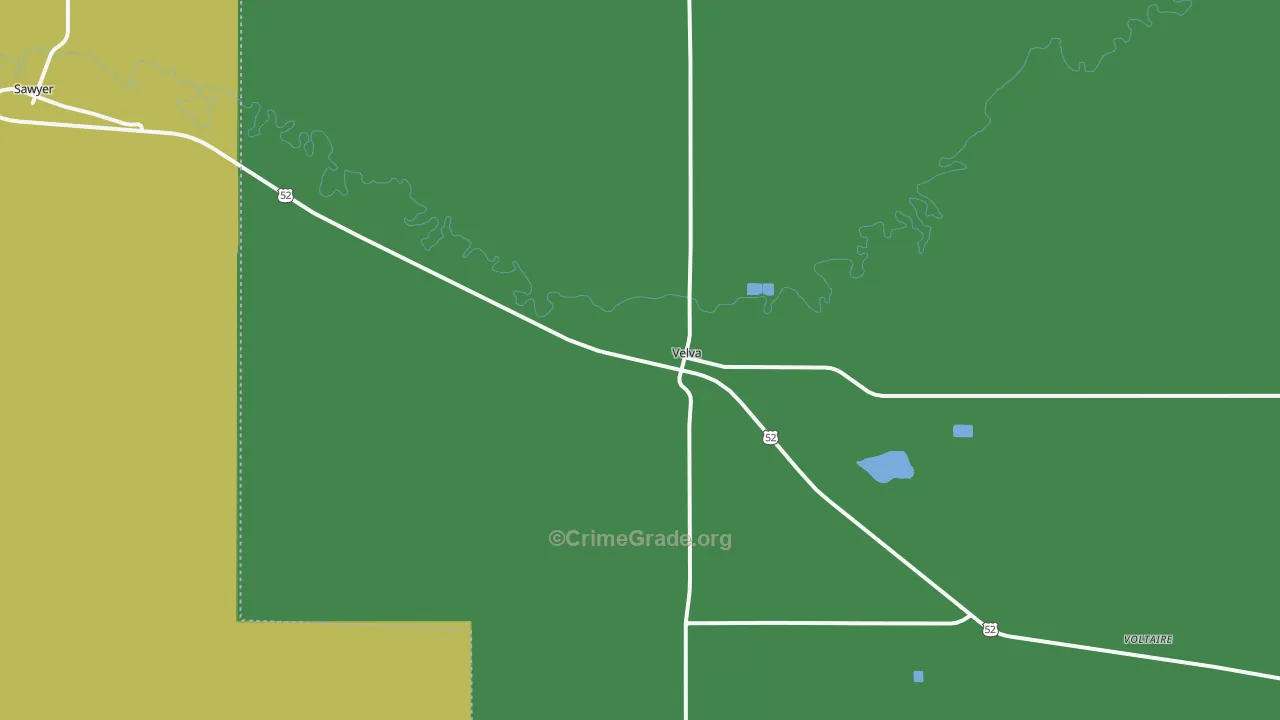 58790, ND Map of Theft Rates