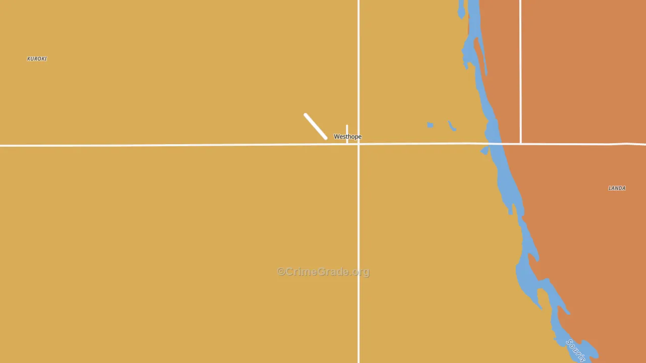 58793, ND Map of Theft Rates