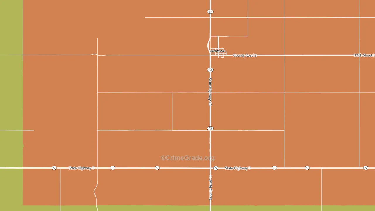 58833, ND Map of Theft Rates