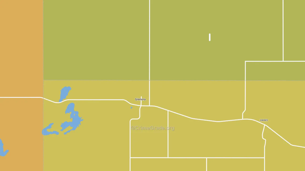 58845, ND Map of Theft Rates