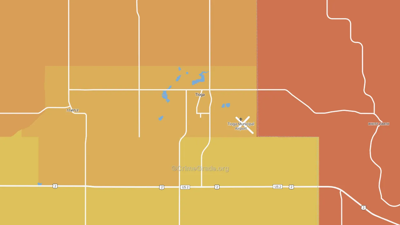 58852, ND Map of Theft Rates
