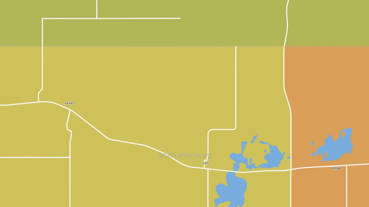 58856, ND Map of Theft Rates