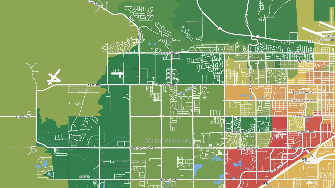 59106, MT Map of Theft Rates