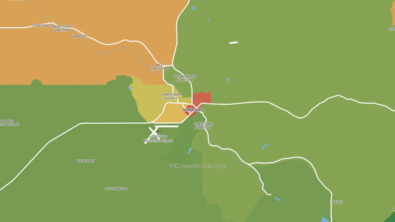 59457, MT Map of Theft Rates