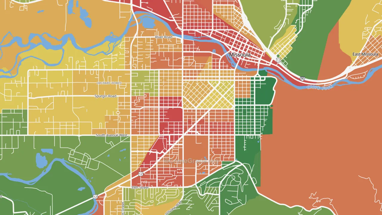 59801, MT Map of Theft Rates