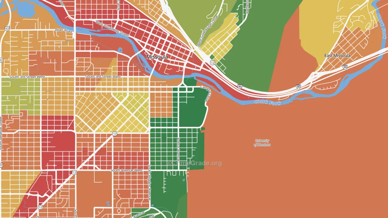 59812, MT Map of Theft Rates