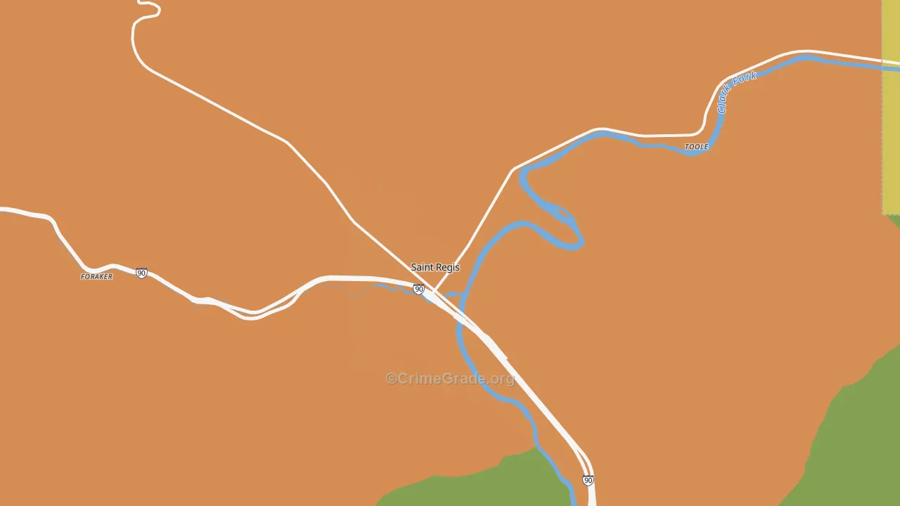 59866, MT Map of Theft Rates