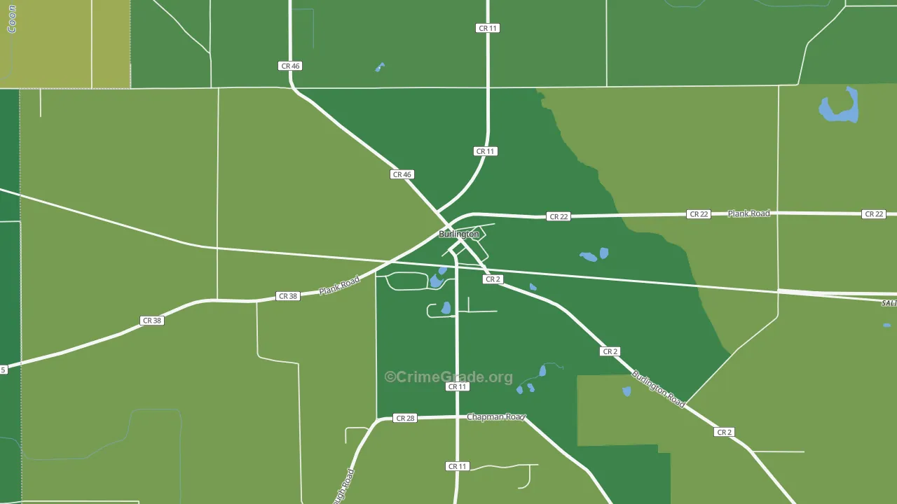 60109, IL Map of Theft Rates