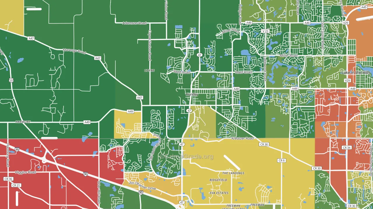 60142, IL Map of Theft Rates