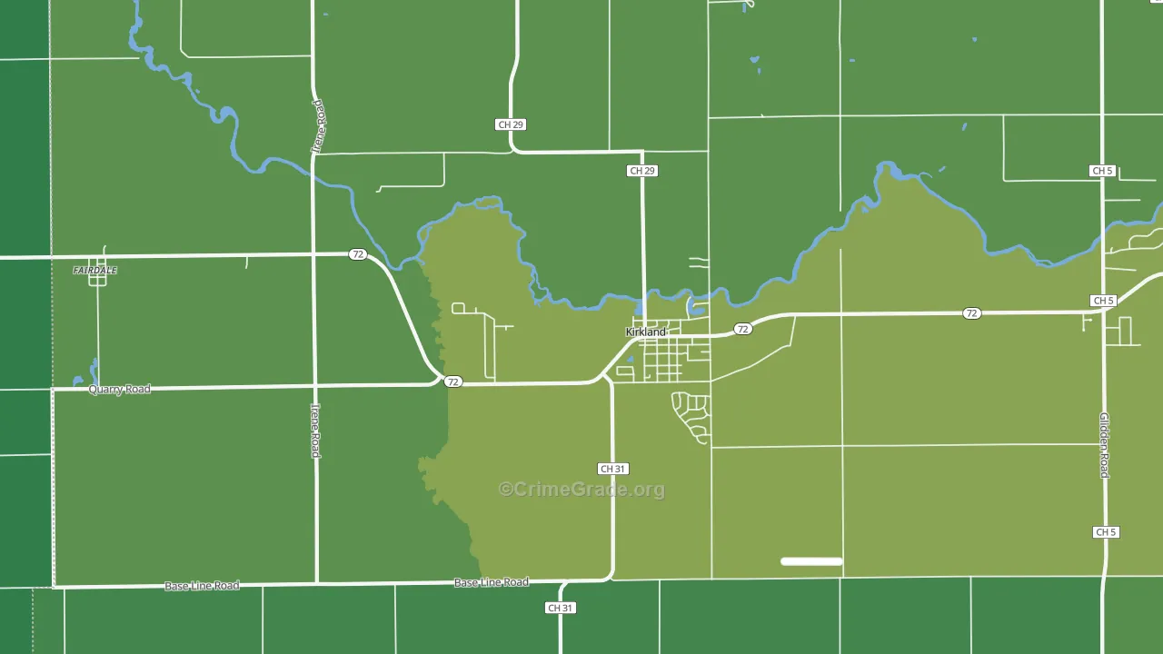 60146, IL Map of Theft Rates