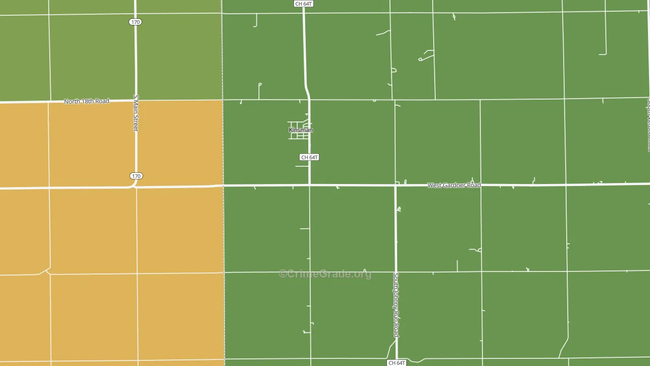 60437, IL Map of Theft Rates
