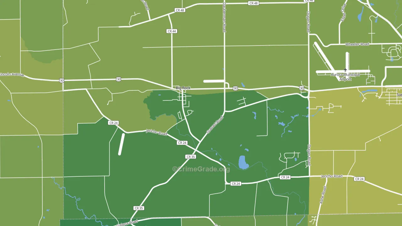 60511, IL Map of Theft Rates