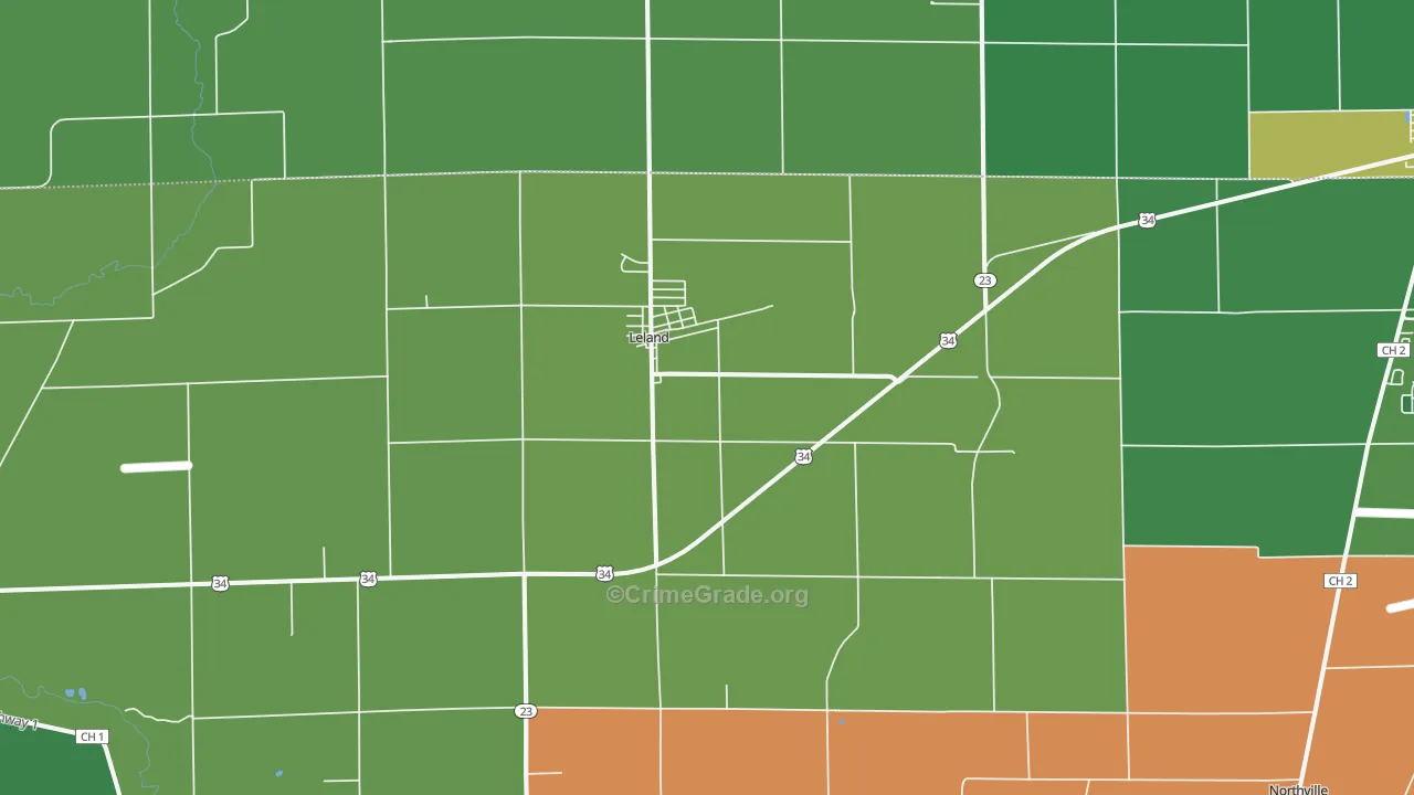 60531, IL Map of Theft Rates