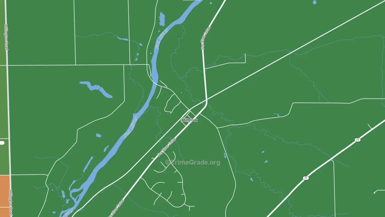 60536, IL Map of Theft Rates