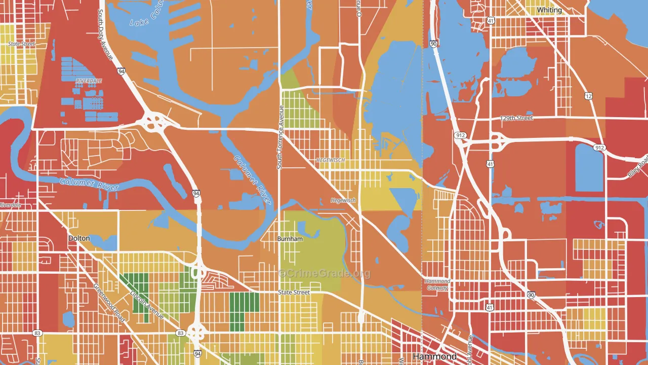 60633, IL Map of Theft Rates