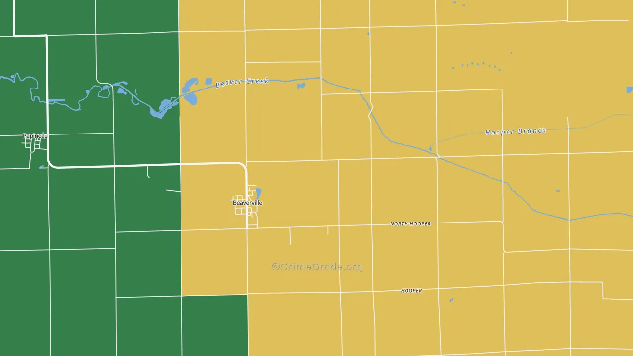 60912, IL Map of Theft Rates
