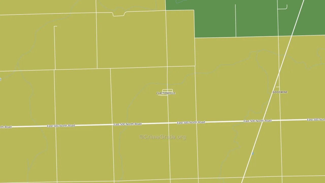 60926, IL Map of Theft Rates