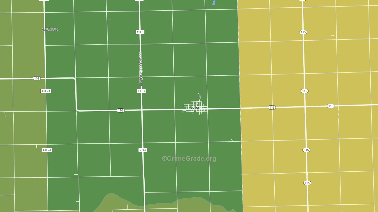 60929, IL Map of Theft Rates