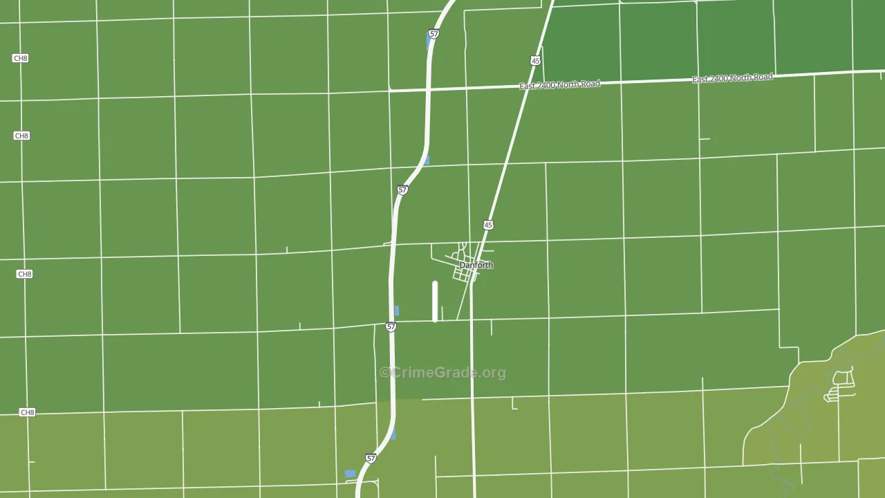 60930, IL Map of Theft Rates