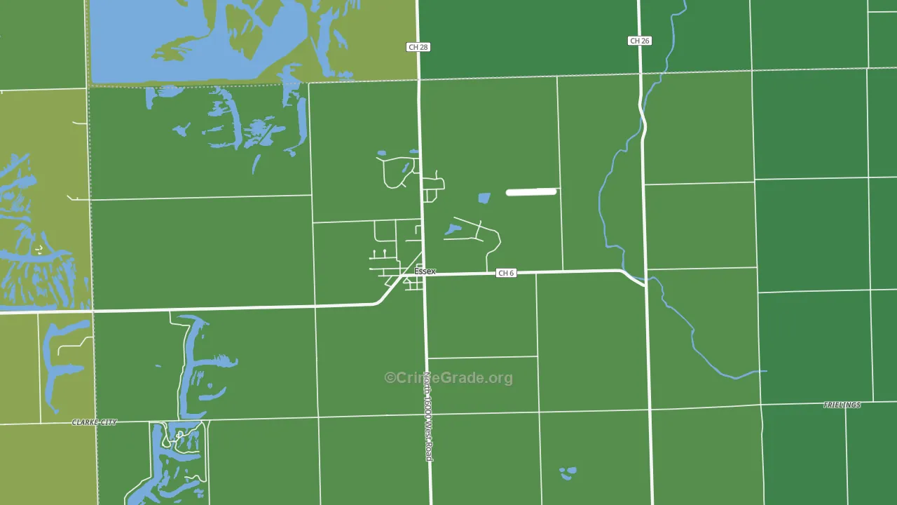 60935, IL Map of Theft Rates