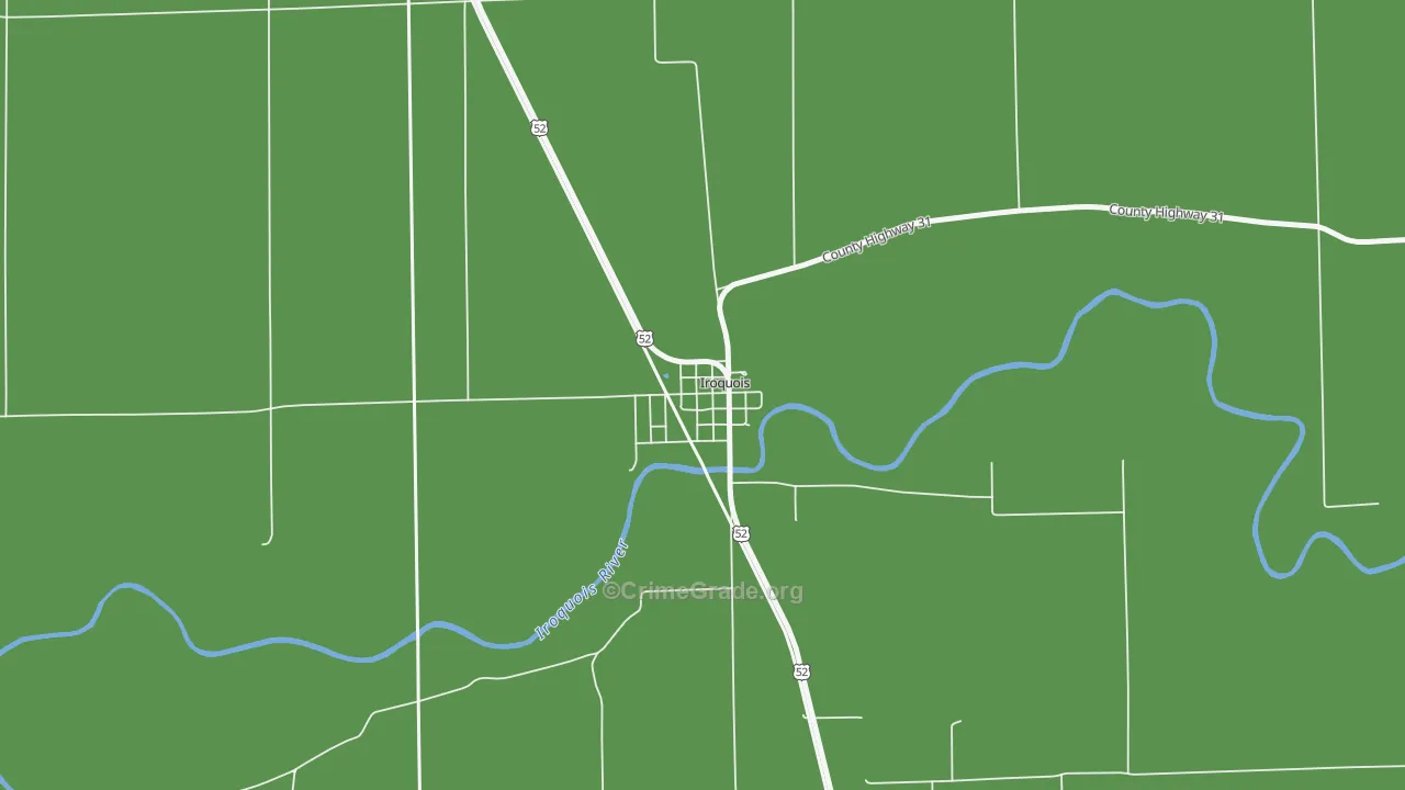 60945, IL Map of Theft Rates