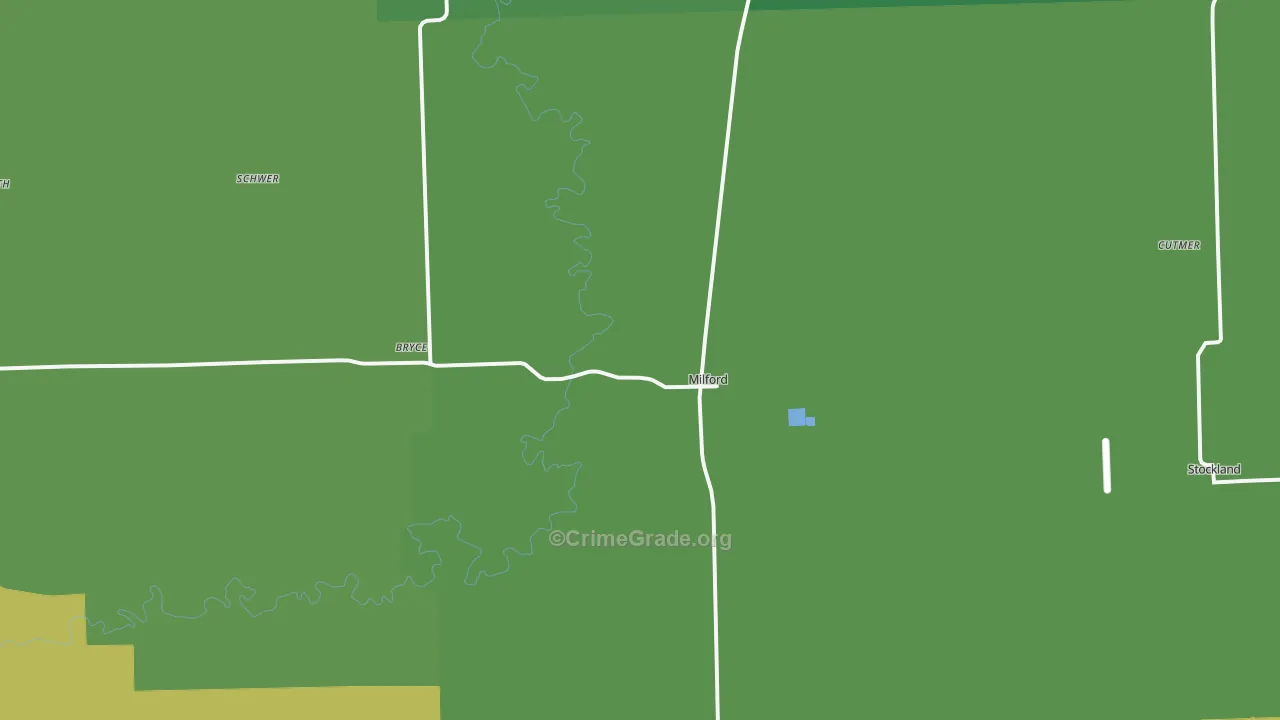 60953, IL Map of Theft Rates