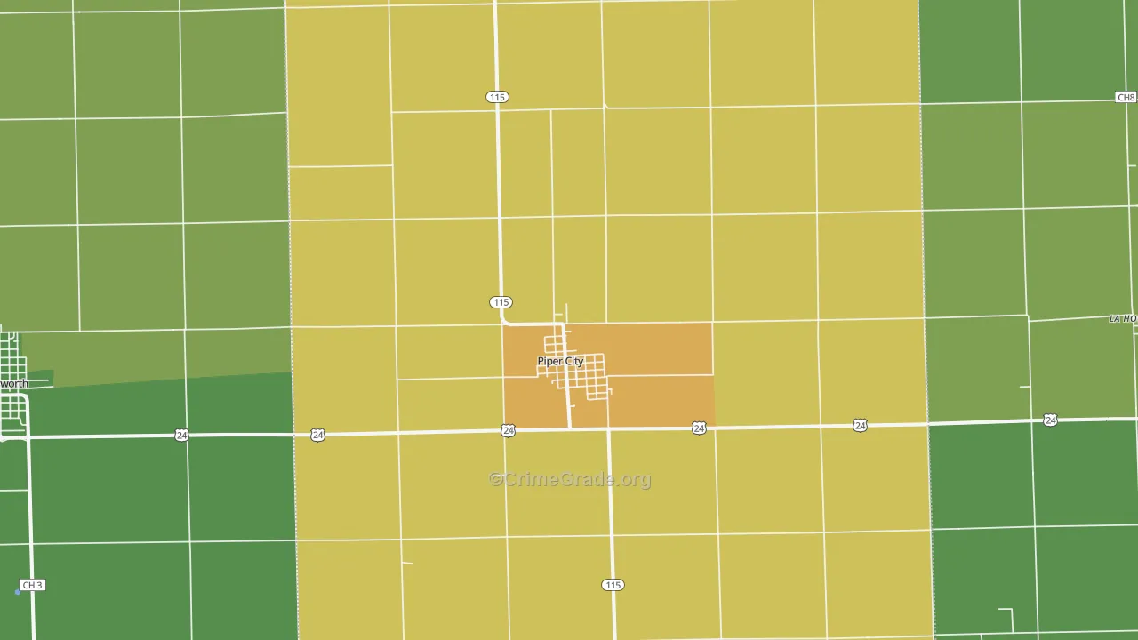 60959, IL Map of Theft Rates