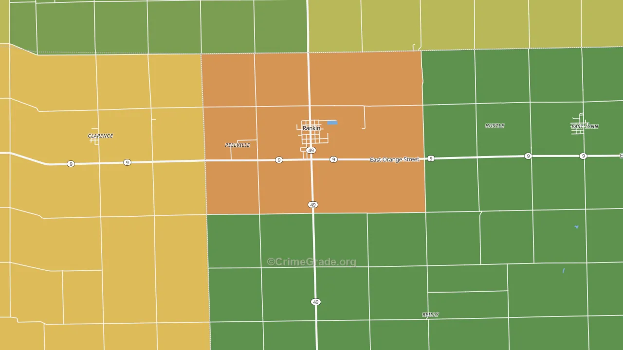 60960, IL Map of Theft Rates