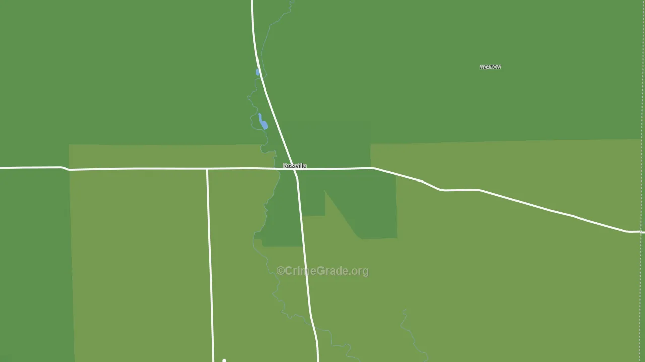 60963, IL Map of Theft Rates