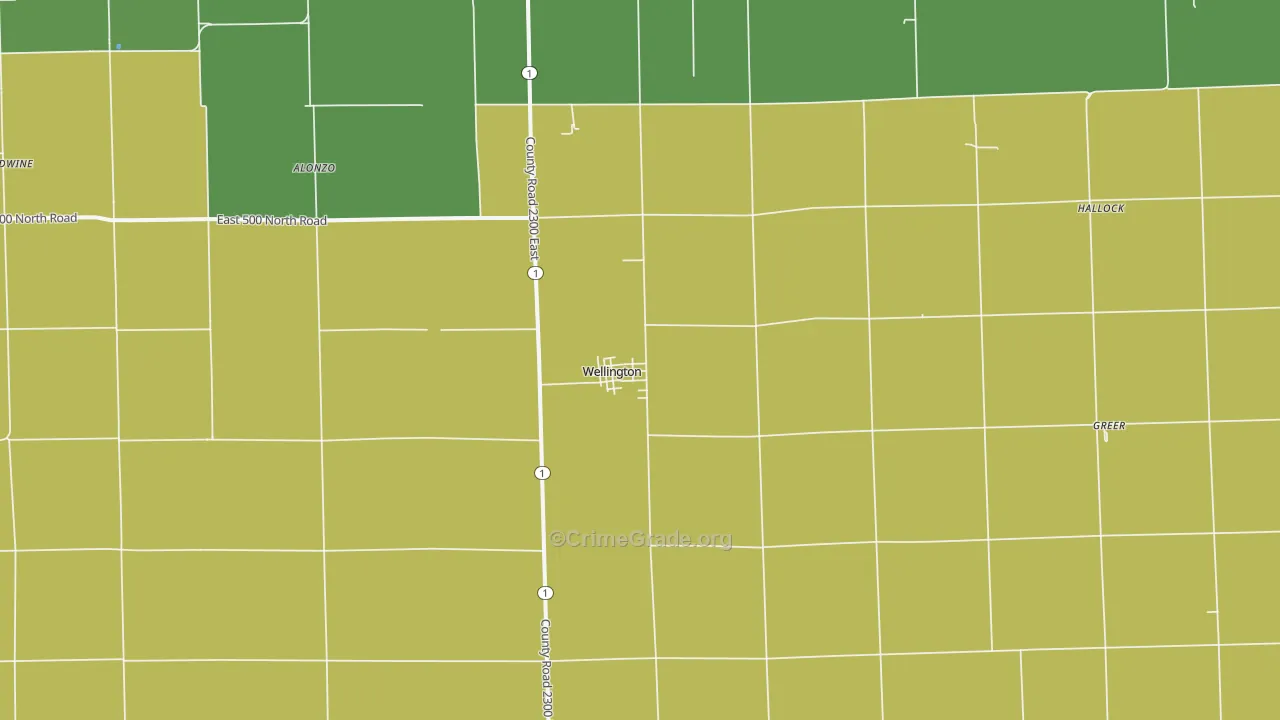 60973, IL Map of Theft Rates