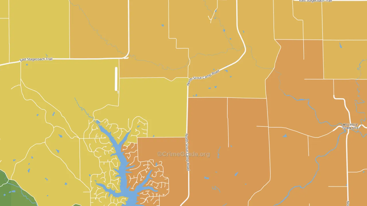 61001, IL Map of Theft Rates