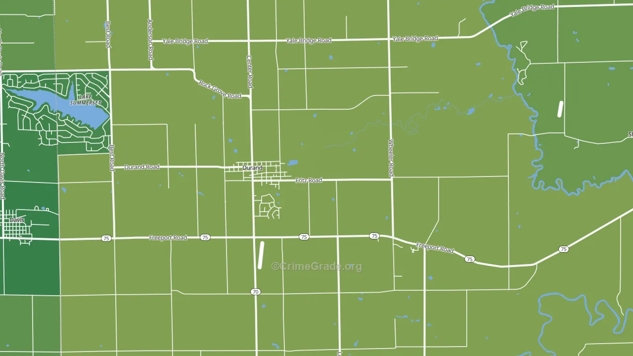 61024, IL Map of Theft Rates