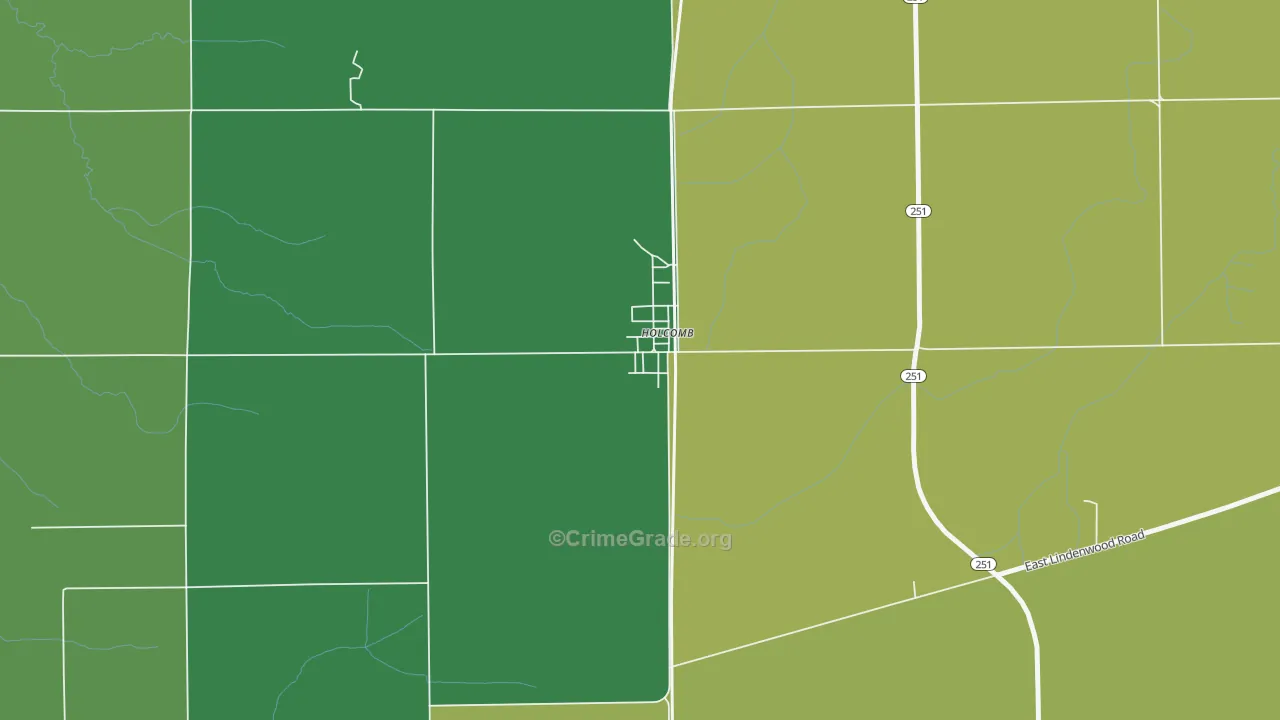 61043, IL Map of Theft Rates