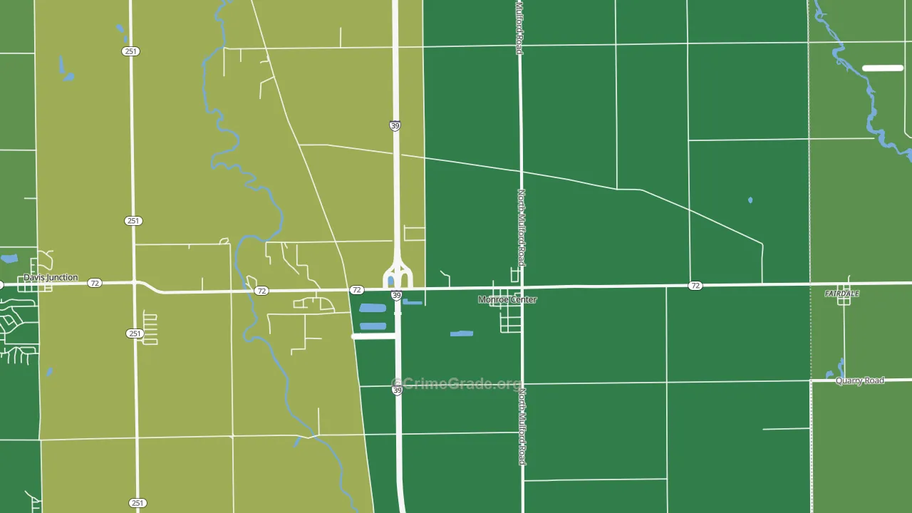 61052, IL Map of Theft Rates