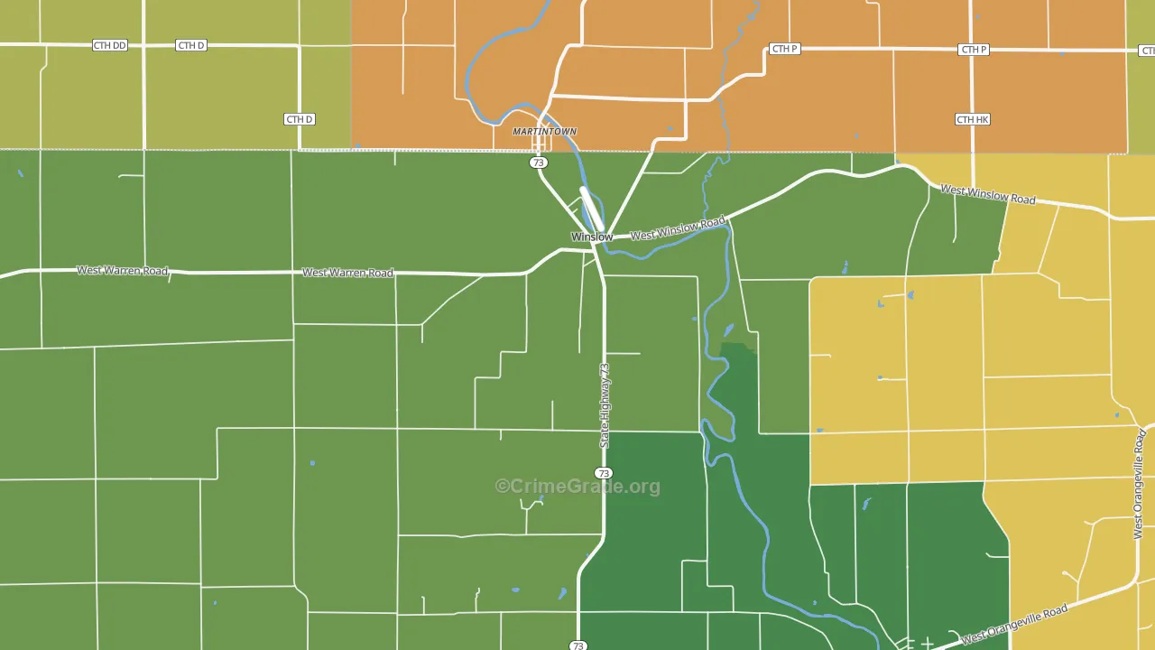 61089, IL Map of Theft Rates