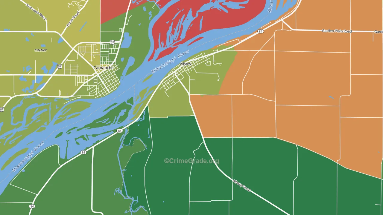 61230, IL Map of Theft Rates
