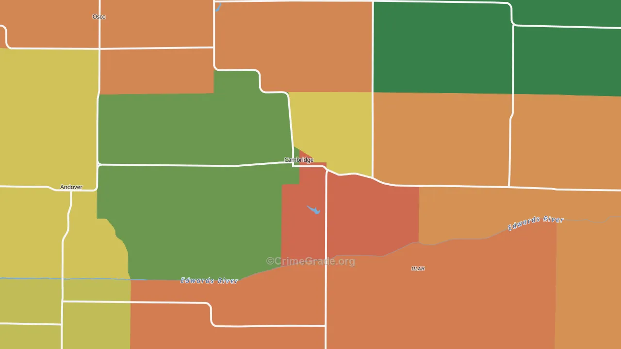 61238, IL Map of Theft Rates