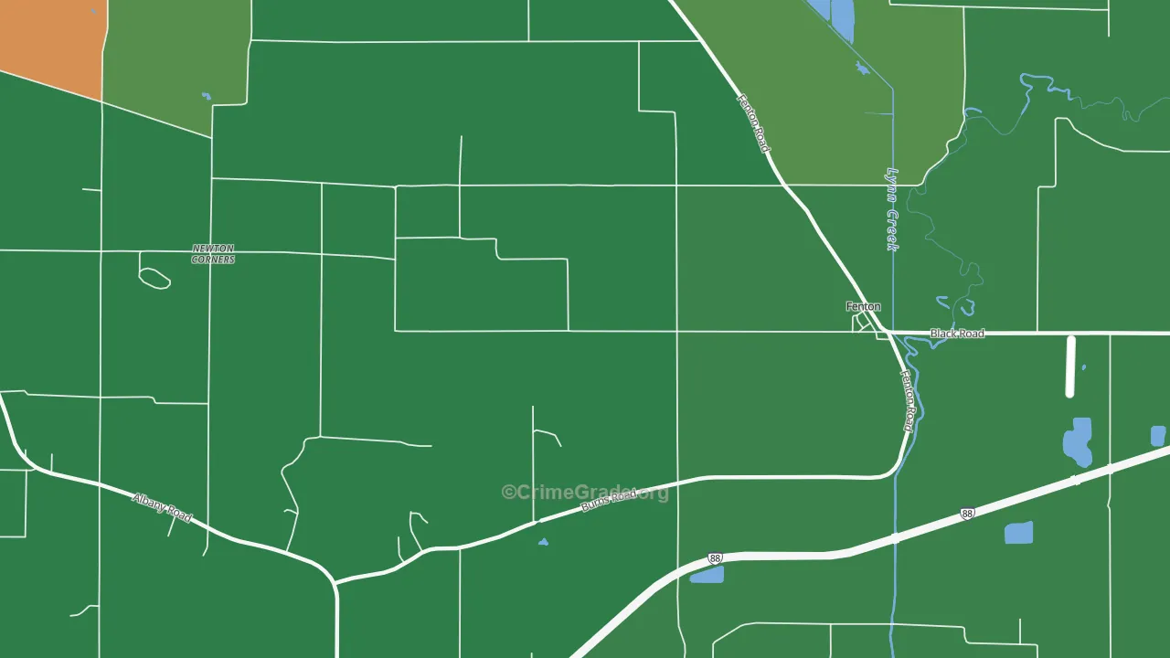 61251, IL Map of Theft Rates