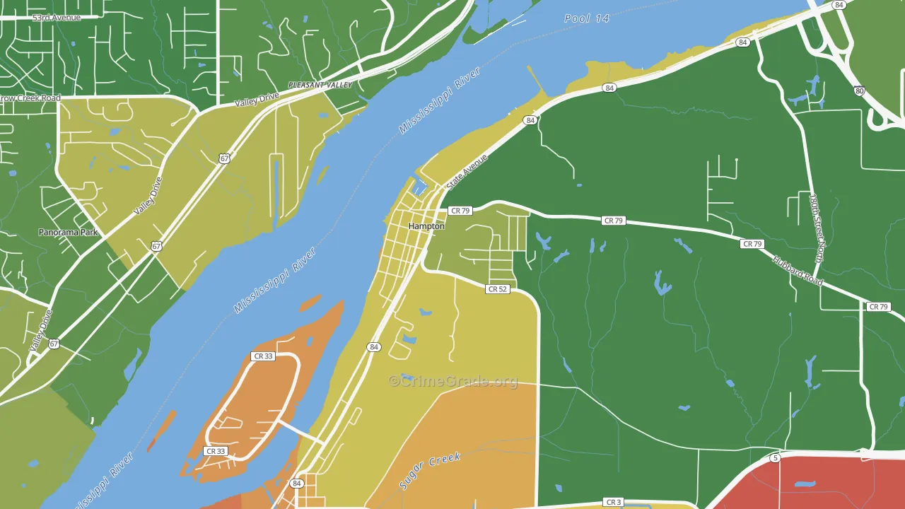 61256, IL Map of Theft Rates