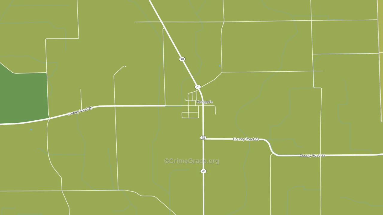 61258, IL Map of Theft Rates