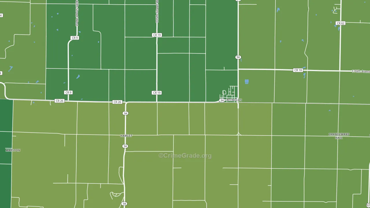 61279, IL Map of Theft Rates