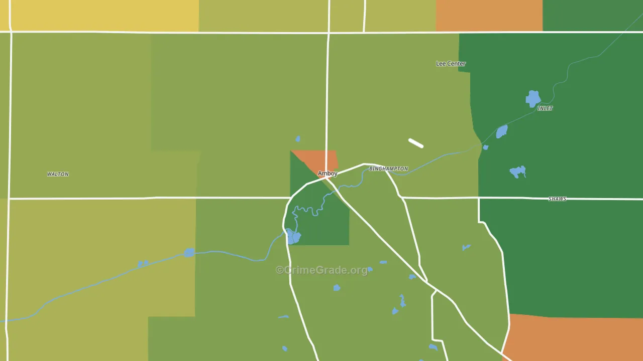 61310, IL Map of Theft Rates