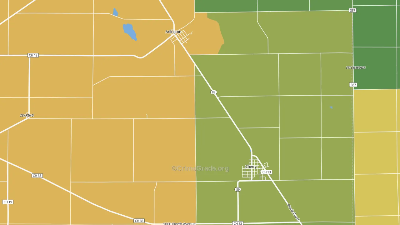 61312, IL Map of Theft Rates