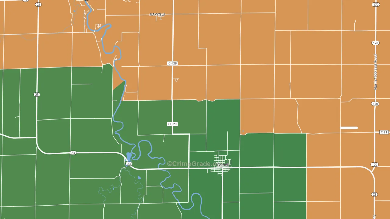 61319, IL Map of Theft Rates