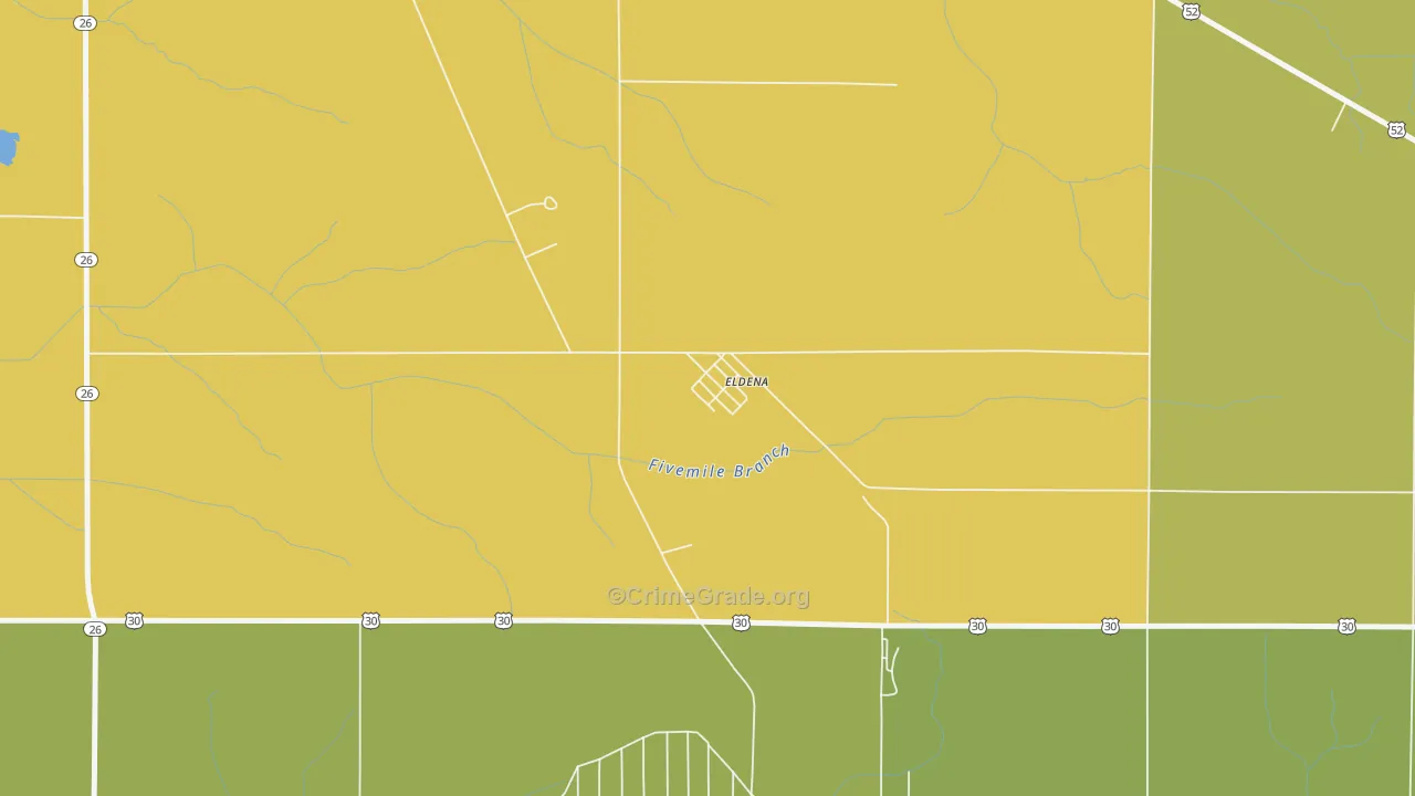 61324, IL Map of Theft Rates
