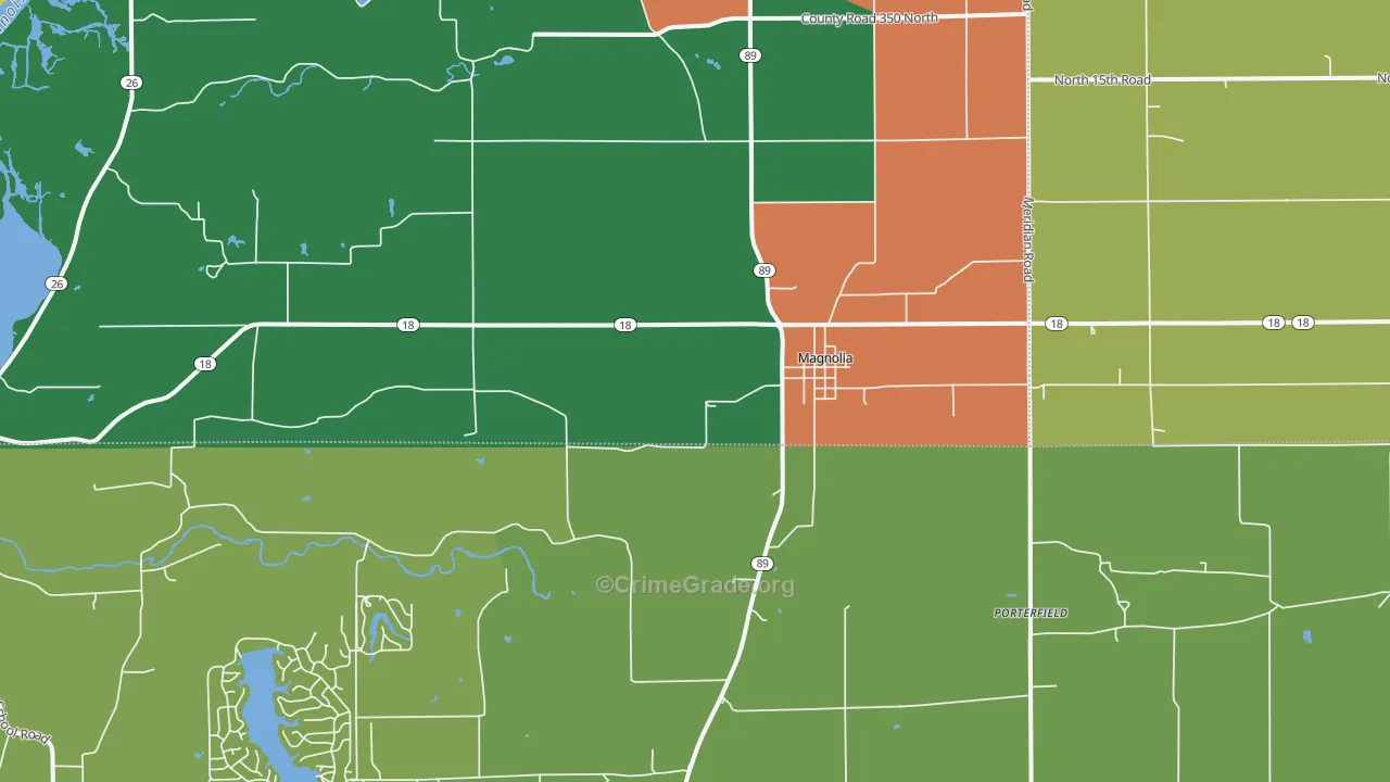 61336, IL Map of Theft Rates