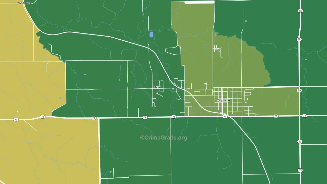 61340, IL Map of Theft Rates