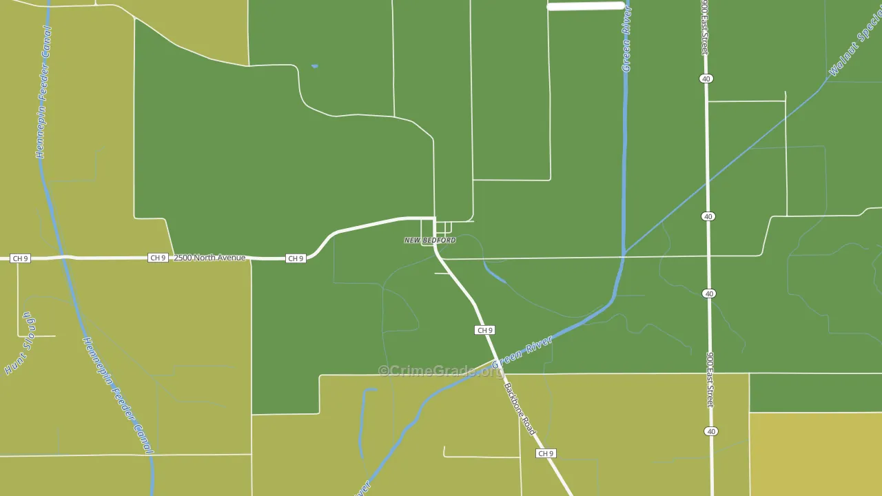 61346, IL Map of Theft Rates