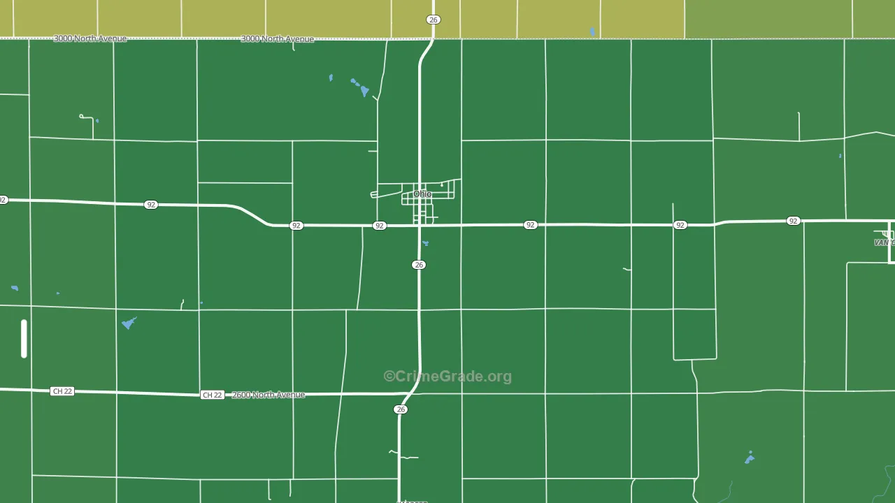 61349, IL Map of Theft Rates