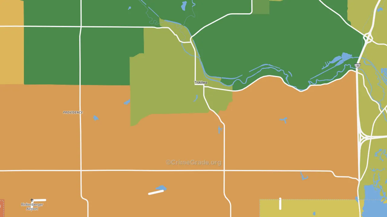 61368, IL Map of Theft Rates